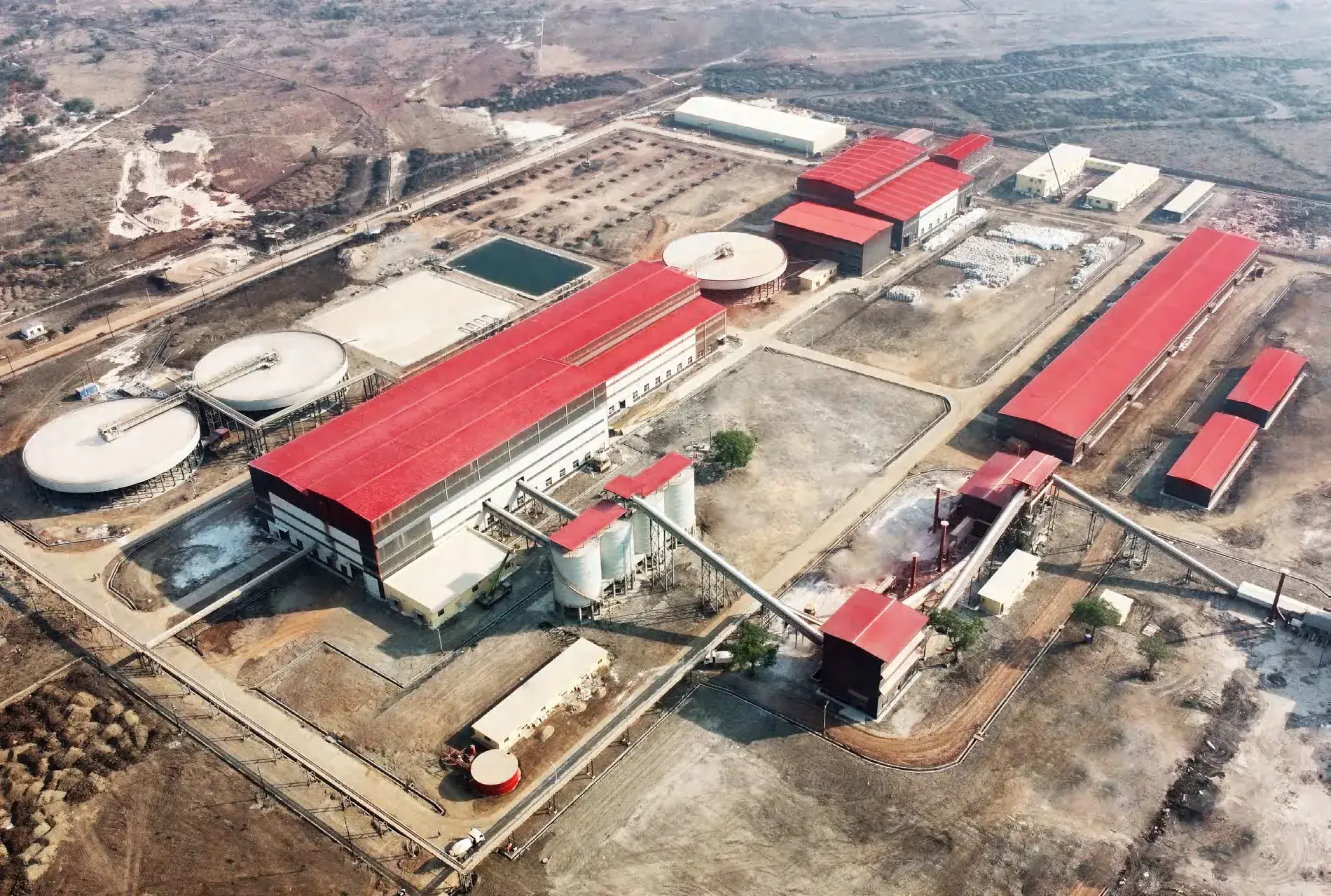 Mineral processing facility delivered as part of a mining project